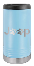 Load image into Gallery viewer, Jeep Paws Laser Engraved Slim Can Insulated Koosie
