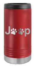 Load image into Gallery viewer, Jeep Paws Laser Engraved Slim Can Insulated Koosie
