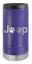 Load image into Gallery viewer, Jeep Paws Laser Engraved Slim Can Insulated Koosie
