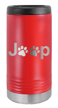 Load image into Gallery viewer, Jeep Paws Laser Engraved Slim Can Insulated Koosie
