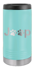 Load image into Gallery viewer, Jeep Paws Laser Engraved Slim Can Insulated Koosie
