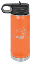 Load image into Gallery viewer, Jeep Wave 2 Laser Engraved Water Bottle (Etched)
