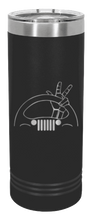 Load image into Gallery viewer, Jeep Wave 2 Laser Engraved Skinny Tumbler (Etched)
