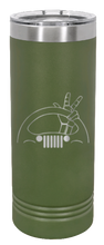 Load image into Gallery viewer, Jeep Wave 2 Laser Engraved Skinny Tumbler (Etched)
