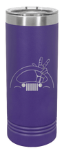 Load image into Gallery viewer, Jeep Wave 2 Laser Engraved Skinny Tumbler (Etched)
