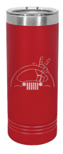 Load image into Gallery viewer, Jeep Wave 2 Laser Engraved Skinny Tumbler (Etched)
