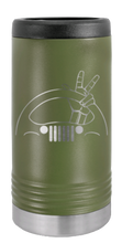 Load image into Gallery viewer, Jeep Wave 2 Laser Engraved Slim Can Insulated Koosie
