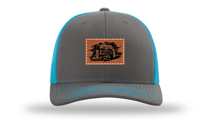 Charcoal / Neon Blue