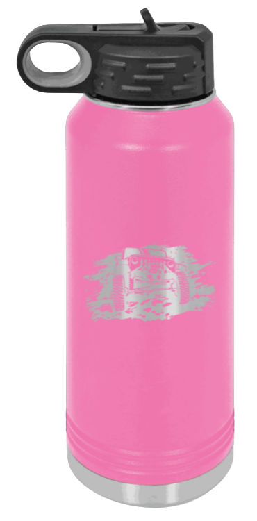 JK Crawler - 32oz Water Bottle Laser Engraved- Pink