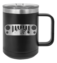 Load image into Gallery viewer, JK Grill Mountain Laser Engraved Mug (Etched)
