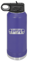 Load image into Gallery viewer, JK Grill Mountain Laser Engraved Water Bottle (Etched)
