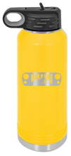 Load image into Gallery viewer, JK Grill Mountain Laser Engraved Water Bottle (Etched)
