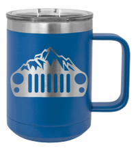 Load image into Gallery viewer, Jeep JK Mountains Laser Engraved Mug (Etched)
