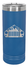 Load image into Gallery viewer, JK Mountains Laser Engraved Skinny Tumbler (Etched)
