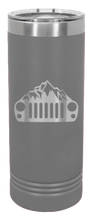 Load image into Gallery viewer, JK Mountains Laser Engraved Skinny Tumbler (Etched)
