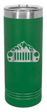 Load image into Gallery viewer, JK Mountains Laser Engraved Skinny Tumbler (Etched)
