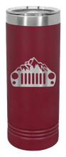 Load image into Gallery viewer, JK Mountains Laser Engraved Skinny Tumbler (Etched)
