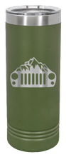 Load image into Gallery viewer, JK Mountains Laser Engraved Skinny Tumbler (Etched)
