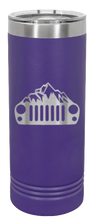 Load image into Gallery viewer, JK Mountains Laser Engraved Skinny Tumbler (Etched)
