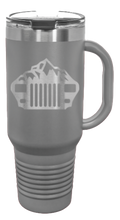 Load image into Gallery viewer, YJ Mountains 40oz Handled Mug Laser Engraved
