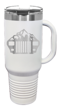 Load image into Gallery viewer, YJ Mountains 40oz Handled Mug Laser Engraved
