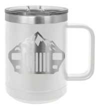 Load image into Gallery viewer, Jeep YJ Mountains Laser Engraved Mug (Etched)
