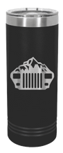 Load image into Gallery viewer, YJ Mountains Laser Engraved Skinny Tumbler (Etched)
