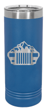 Load image into Gallery viewer, YJ Mountains Laser Engraved Skinny Tumbler (Etched)
