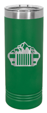 Load image into Gallery viewer, YJ Mountains Laser Engraved Skinny Tumbler (Etched)
