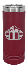 Load image into Gallery viewer, YJ Mountains Laser Engraved Skinny Tumbler (Etched)
