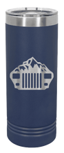 Load image into Gallery viewer, YJ Mountains Laser Engraved Skinny Tumbler (Etched)
