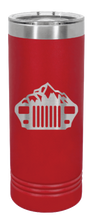 Load image into Gallery viewer, YJ Mountains Laser Engraved Skinny Tumbler (Etched)
