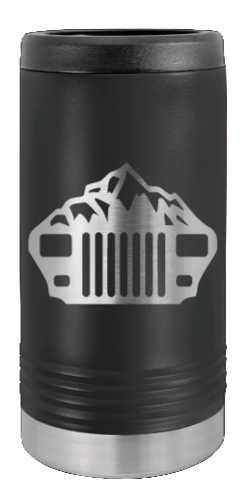 YJ Mountains Laser Engraved Slim Can Insulated Koosie
