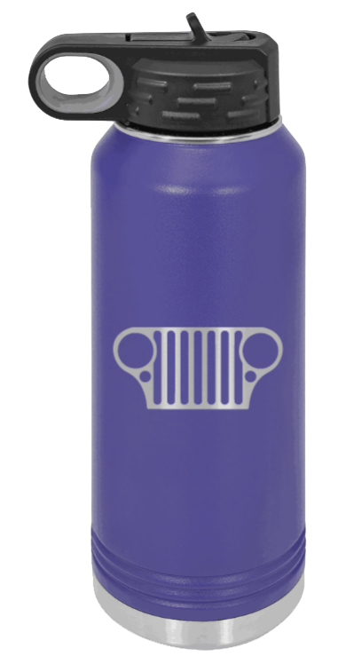 CJ Grill - 32oz Water Bottle Laser Engraved- Purple