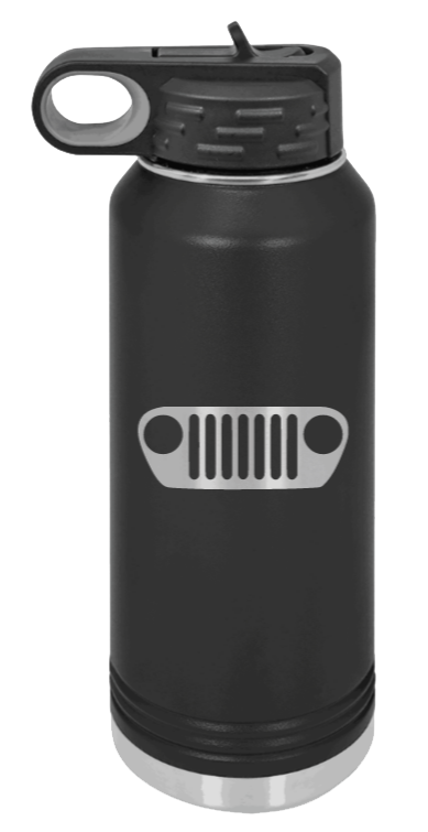 TJ Grill - 32oz Water Bottle Laser Engraved- Black
