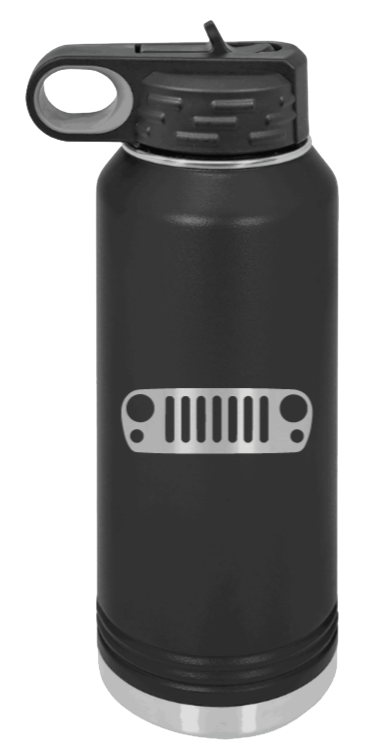 JK Grill - 32oz Water Bottle Laser Engraved- Black