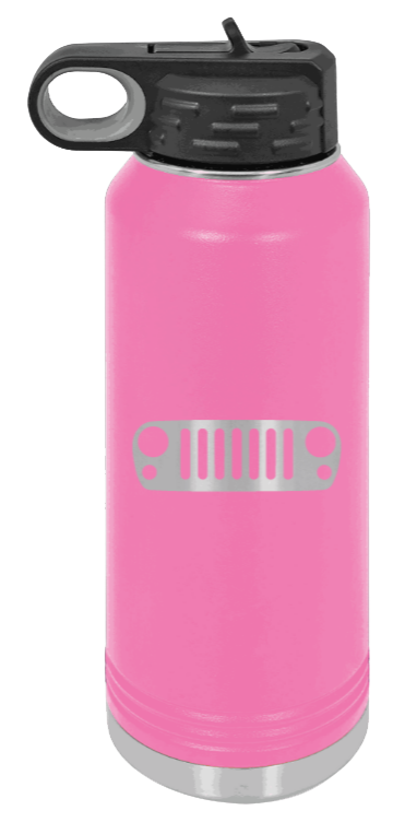 JK Grill - 32oz Water Bottle Laser Engraved- Pink