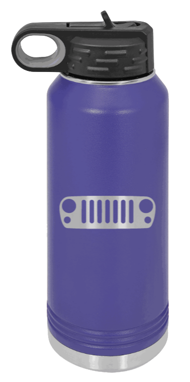 JK Grill - 32oz Water Bottle Laser Engraved- Purple