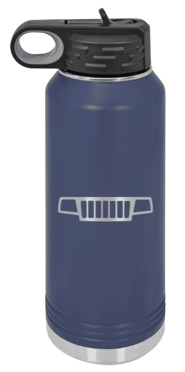 WJ Grill - 32oz Water Bottle Laser Engraved- Navy
