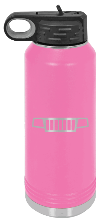 WJ Grill - 32oz Water Bottle Laser Engraved- Pink