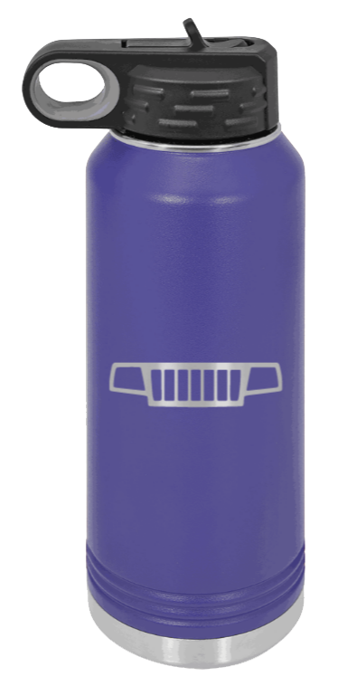 WJ Grill - 32oz Water Bottle Laser Engraved- Purple