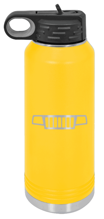 WJ Grill - 32oz Water Bottle Laser Engraved- Yellow