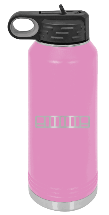 XJ Grill - 32oz Water Bottle Laser Engraved- Light Purple