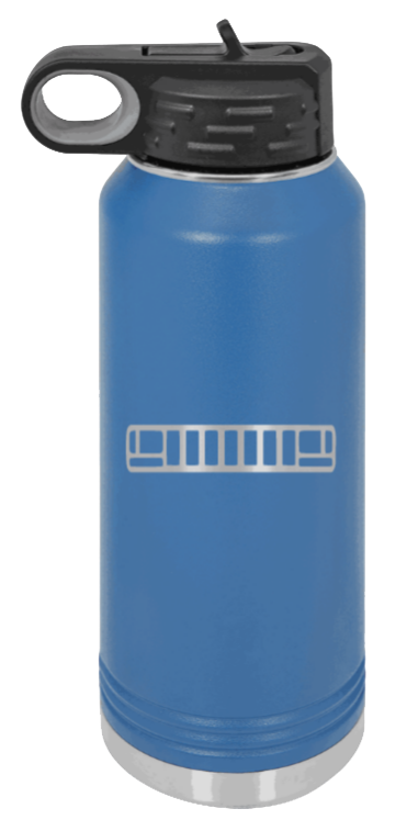 ZJ Grill - 32oz Water Bottle Laser Engraved- Royal Blue