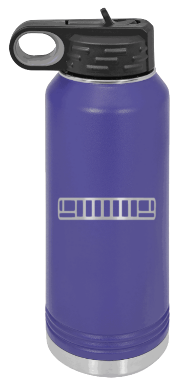 ZJ Grill - 32oz Water Bottle Laser Engraved- Purple