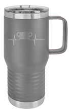 Load image into Gallery viewer, CJ Jeep Heartbeat Grill Laser Engraved Mug (Etched)
