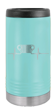 Load image into Gallery viewer, CJ Heartbeat Laser Engraved Slim Can Insulated Koosie
