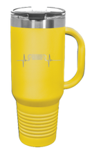 Load image into Gallery viewer, JK Heartbeat 40oz Handled Mug Laser Engraved
