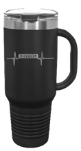 Load image into Gallery viewer, ZJ Heartbeat 40oz Handled Mug Laser Engraved
