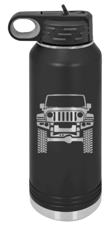 JL Jeep Laser Engraved Water Bottle (Etched)